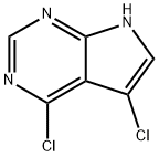 4,5-Dichloro-7H-pyrrolo[2,3-d]pyrimidine Structural