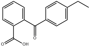 2-(4-ETHYLBENZOYL)BENZOIC ACID Structural