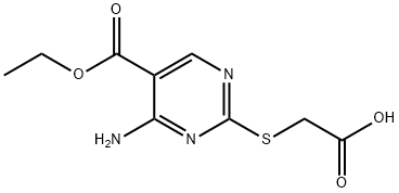 {[4-AMINO-5-(ETHOXYCARBONYL)PYRIMIDIN-2-YL]THIO}ACETIC ACID