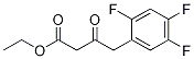 ethyl 3-oxo-4-(2,4,5-trifluorophenyl)butanoate Structural