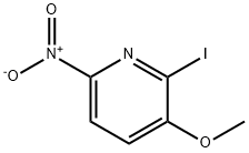 2-Iodo-3-methoxy-6-nitropyridine Structural