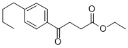 ETHYL 4-(4-N-BUTYLPHENYL)-4-OXOBUTYRATE Structural