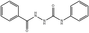 1-BENZOYL-4-PHENYLSEMICARBAZIDE Structural