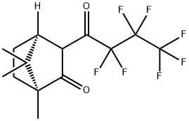 3-(HEPTAFLUOROBUTYRYL)-I-CAMPHOR Structural