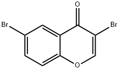 3,6-dibromochromone  Structural