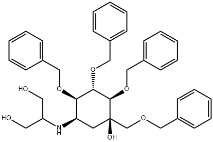Tetrabenzyl-voglibose Structural