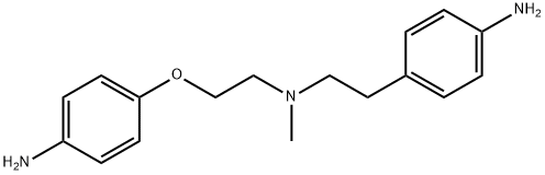 N-Methyl-N-(2-(4-aminophenoxy)ethyl)-2-(4-aminophenyl)ehtanamine Structural Picture
