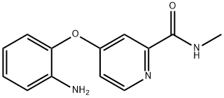 4-(2-Aminophenoxy)-N-methylpicolinamide Structural