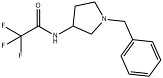 1-BENZYL-3-(TRIFLUOROACETAMIDO)PYRROLIDINE Structural