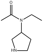 3-(N-ACETYL-N-ETHYLAMINO)PYRROLIDINE Structural