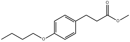 METHYL 3-(4-BUTOXYPHENYL)PROPIONATE Structural