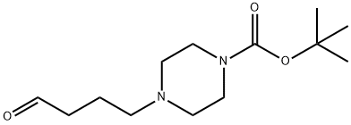 tert-butyl 4-(4-oxobutyl)piperazine-1-carboxylate Structural