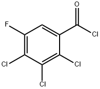 2,3,4-TRICHLORO-5-FLUOROBENZOIC CHLORIDE Structural