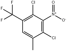 2,4-Dichloro-5-trifluoromethyl-3-nitrotoluene Structural