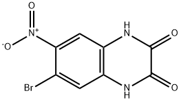 6-BROMO-7-NITROQUINOXALINE-2,3(1H,4H)-DIONE Structural