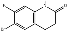 6-BroMo-7-fluoro-3,4-dihydroquinolin-2(1H)-one Structural