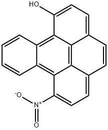 8-Hydroxy-1-nitrobenzo(e)pyrene Structural