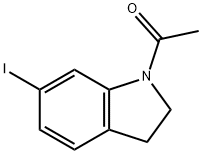 1-ACETYL-6-IODOINDOLINE Structural