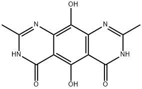 Pyrimido[5,4-g]quinazoline-4,6(1H,7H)-dione,  5,10-dihydroxy-2,8-dimethyl-  (9CI) Structural
