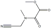Acetic acid, [(cyanomethyl)methylamino]oxo-, methyl ester (9CI) Structural