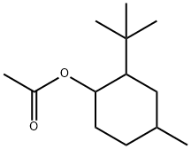 Cyclohexanol, 2-(1,1-dimethylethyl)-4-methyl-, acetate Structural