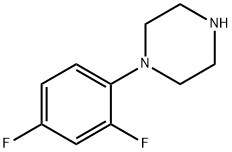 1-(2,4-Difluorophenyl)piperazine Structural