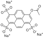 1-ACETOXYPYRENE-3,6,8-TRISULFONIC ACID TRISODIUM SALT Structural