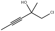 1-Chloro-2-methyl-3-pentyn-2-ol Structural