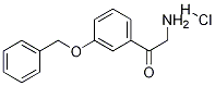Ethanone, 2-aMino-1-[3-(phenylMethoxy)phenyl]-, hydrochloride Structural