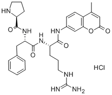 PRO-PHE-ARG 7-AMIDO-4-METHYLCOUMARIN HYDROCHLORIDE Structural