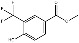 METHYL 4-HYDROXY-3-(TRIFLUOROMETHYL)BENZOATE Structural