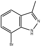 1H-Indazole, 7-bromo-3-methyl- Structural