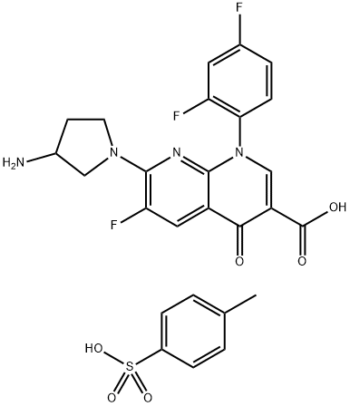 Tosufloxacin tosylate Structural