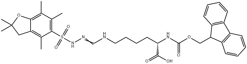 L-Lysine, N6-[[[(2,3-dihydro-2,2,4,6,7-pentamethyl-5-benzofuranyl)sulfonyl]amino]iminomethyl]-N2-[(9H-fluoren-9-ylmethoxy)carbonyl]-