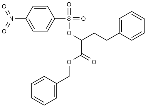 rac Benzyl 2-Nitrobenzenesulfonyloxy-4-phenylbutyrate Structural