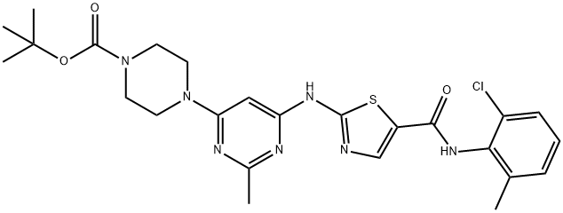 N-Boc-N-deshydroxyethyl Dasatinib Structural