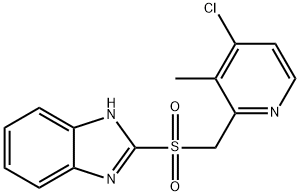 4-Desmethoxypropoxyl-4-chloro Rabeprazole Sulfone Structural