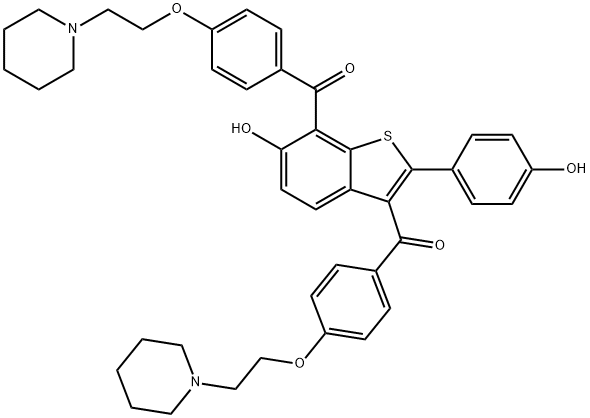 7-[4-(2-Piperidinyl)ethoxy]benzoyl Raloxifene 
(Raloxifene Impurity) Structural