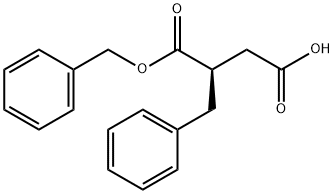 (R)-2-BENZYL-SUCCINIC ACID 1-BENZYL ESTER Structural