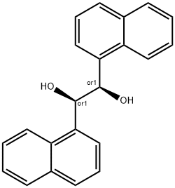 (R,R)-(+)-1,2-DI(1-NAPHTHYL)-1,2-ETHANEDIOL Structural