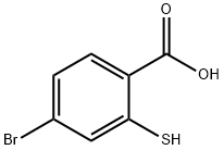 4-BROMO-2-MERCAPTOBENZOIC ACID Structural