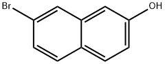 2-Bromo-7-hydroxynaphthalene Structural