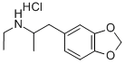 (+/-)-3,4-METHYLENEDIOXY-N-ETHYLAMPHETAMINE HYDROCHLORIDE Structural