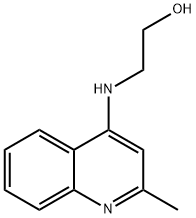 4-(2-HYDROXYETHYL)AMINO-2-METHYLQUINOLINE Structural