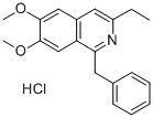 Moxaverine hydrochloride Structural