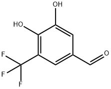 Benzaldehyde, 3,4-dihydroxy-5-(trifluoromethyl)- (9CI) Structural