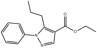 ETHYL 1-PHENYL-5-PROPYL-1H-PYRAZOLE-4-CARBOXYLATE Structural