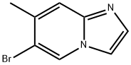 6-Bromo-7-methylimidazo[1,2-a]pyridine Structural