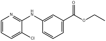 ethyl 3-[(3-chloropyridin-2-yl)amino]benzoate Structural