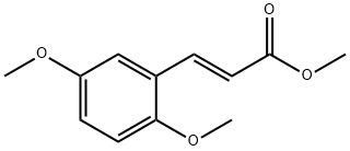 Methyl 3-(2,5-dimethoxyphenyl)propenoate Structural